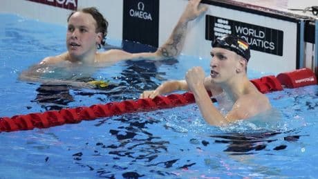 Über 400 Meter Freistil: Lukas Märtens gewinnt Gold bei der Schwimm-WM