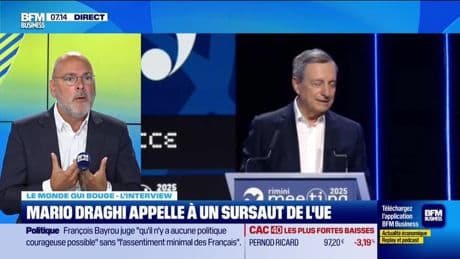 Le monde qui bouge - L'Interview : Mario Draghi appelle à un sursaut de l'Union européenne - 01/09