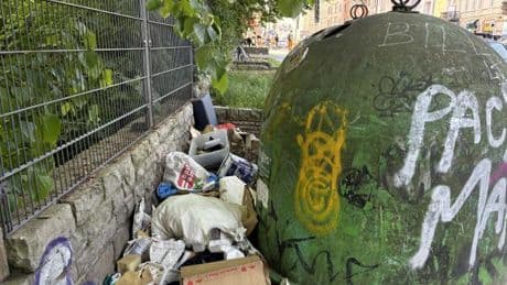 Vermüllung? „Auch ein kulturelles Problem“, sagt der junge Mann aus Neukölln