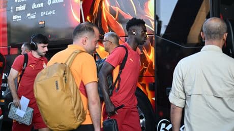Galatasaray kafilesi Gaziantep'te