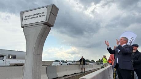 Neue Brücke ist fertig: Salzbachtalbrücke der A66 komplett für Verkehr freigegeben
