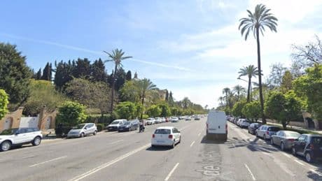 El reasfaltado de la avenida de la Palmera y Paseo de las Delicias de Sevilla arranca con cortes hasta el día 19