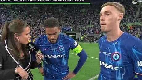 Cole Palmer baart opzien door interview na afloop eindzege Chelsea: ’Omdat ik geen zakken heb’