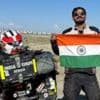 Man on round-the-world trip has bike stolen in UK