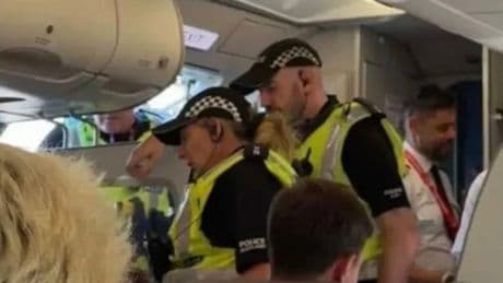 Ryanair flight from Mallorca descends into 'chaos' as police board plane