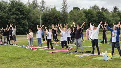 Yoga in the Park unites Bathgate community