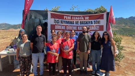İHD Dersim Şubesi Peri Tekstil işçilerini ziyaret etti: "Sendikal haklara yönelik baskılar son bulsun"