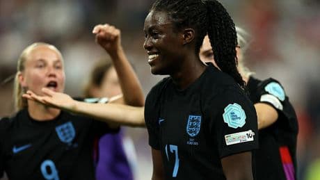 Lioness Michelle Agyemang on going from ball girl to Euro 2025 hero