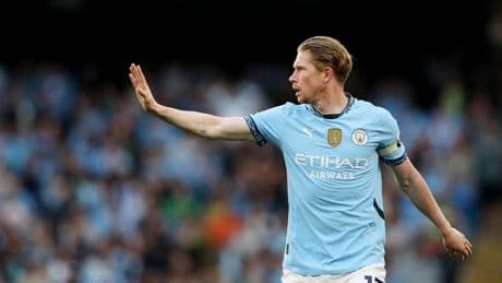 Manchester City taraftarından De Bruyne'ye duygusal veda!