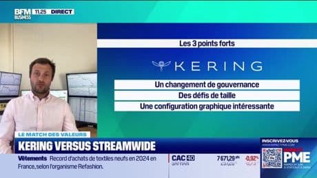 Le match des valeurs : Kering versus Streamwide - 17/06