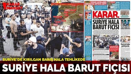 Suriye hala barut fıçısı