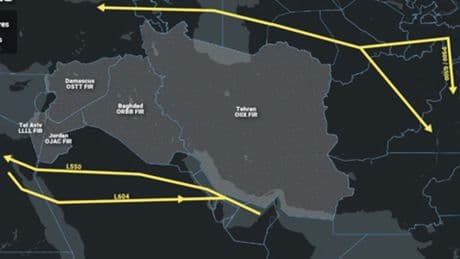 Sicurezza aerea, per evitare la guerra in Iran i voli di linea passano sull’Afghanistan