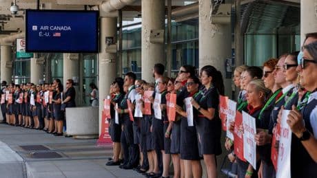 Air Canada to cancel flights ahead of possible cabin crew strike action
