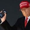 Trump's unusual iPhone lock screen photo goes viral