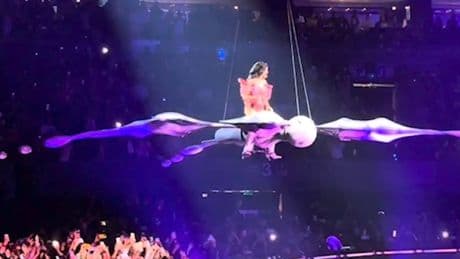 Statt Rakete nun auf Schmetterling - Katy Perry startet Welttournee