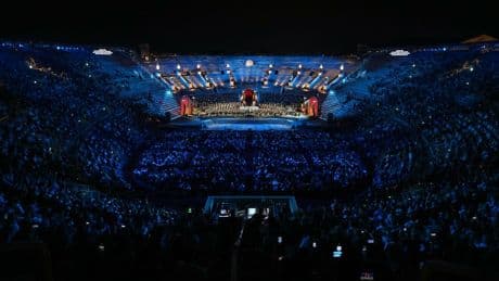 Arena di Verona, in cinque anni oltre 9 milioni di euro dall’Art Bonus