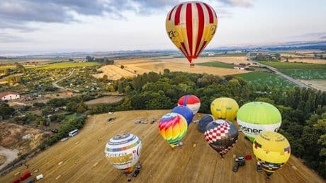 Festival de color en La Rioja con la Regata Internacional de Globos Aerostáticos de Haro