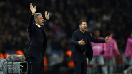Así está el marcador de Simeone en sus duelos contra Luis Enrique