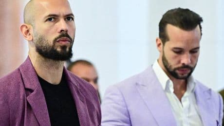 Andrew Tate and brother Tristan both charged with rape by UK police