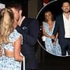 Tina O'Brien passionately kisses new interior design mogul boyfriend Adam Fadlé as they depart Jack P. Shepherd's wedding in the early hours