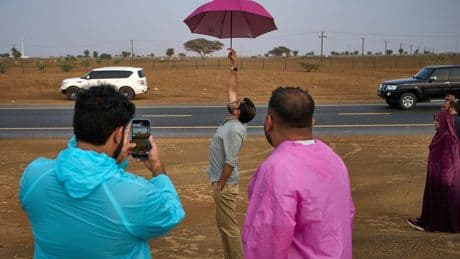 Promise and peril drive the fascination with rain in the parched deserts of the United Arab Emirates