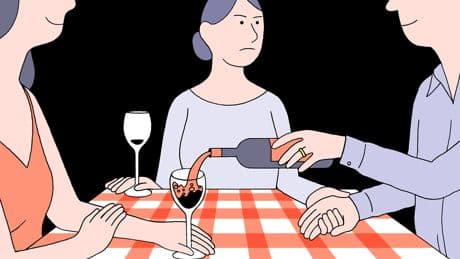 First comes marriage. Then comes a flirtatious colleague.