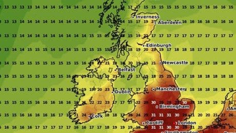Exact dates UK temperatures will rise above 30C in three-day heatwave revealed