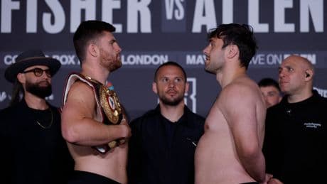 Fisher vs Allen 2 LIVE: Boxing fight stream, latest updates and undercard results