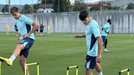 La novedad en el último entrenamiento del Athletic llega desde la Real
