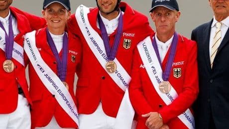Reitsport: Zwei Null-Runden fehlen Springreiter Vogel zum EM-Gold