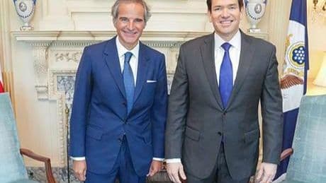 Washington'da nükleer diplomasisi: Rubio, UAEA Başkanı Grossi ile görüştü!