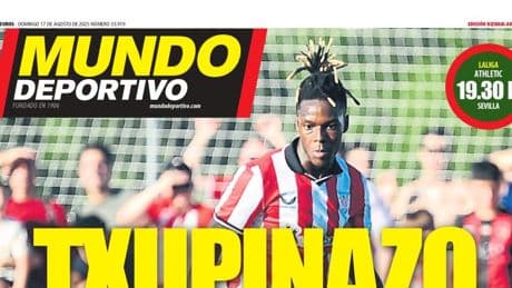 Portada MD Bizkaia-Araba de hoy domingo