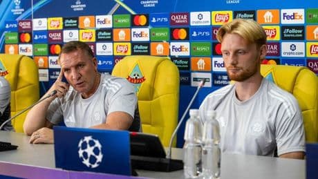Brendan Rodgers takes two Celtic outs off the Champions League table