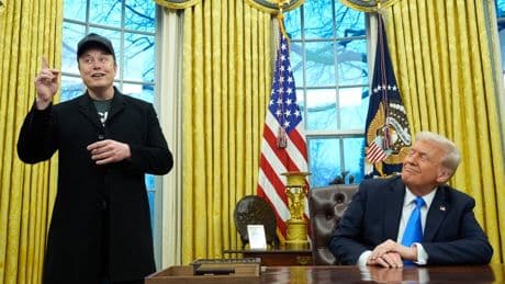 Watch live: Trump says goodbye to Musk in Oval Office as Tesla CEO departs government
