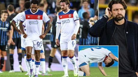 Russell Martin is staring into the abyss after a night of complete and utter humiliation sees Rangers crash out of Champions League
