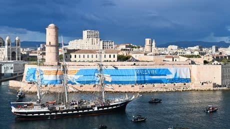 "Une certaine fierté": un tifo des South Winners rejoint la collection "Méditerranées" du Mucem