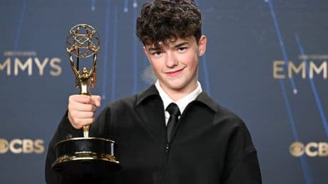 Adolescence star Owen Cooper makes history at Emmy Awards