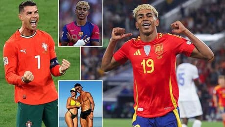 Lamine Yamal will look to cement claim to Cristiano Ronaldo's throne when young pretender locks horns with superstar idol for the first time in quest for Nations League glory