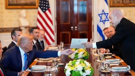 Netanyahu surprises Trump with formal Nobel Peace Prize nomination during historic White House meeting
