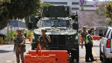 Retrait des 700 Marines américains déployés à Los Angeles