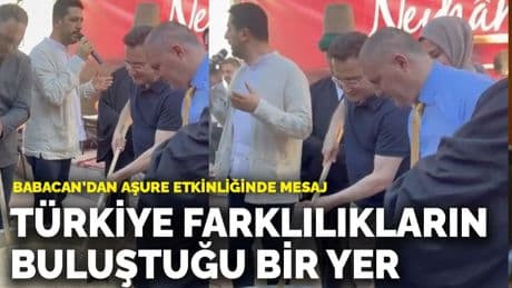 Babacan, Muharrem ayı etkinliğinde konuştu: Türkiye, aşure gibi farklılıkların buluştuğu bir yer