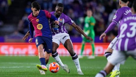 Valladolid - Barcelona, en directo | Iván Sánchez adelanta a los locales
