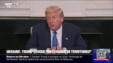 Rencontre Trump/Poutine: le président américain évoque "un échange de territoires" dans le cadre d'un futur accord