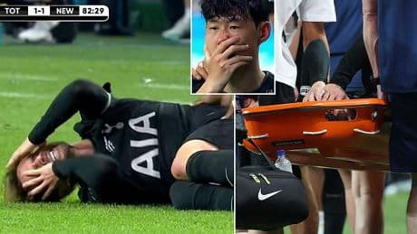 James Maddison suffers NIGHTMARE knee injury blow for Tottenham as distraught star is taken off on stretcher having just returned to fitness