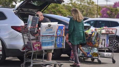Hit by Trump trade wars, U.S. economy falls 0.2% in first quarter, an upgrade from initial estimate