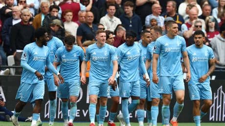 Premier League : Nottingham Forest gagne à West Ham et reste au contact du Top 5