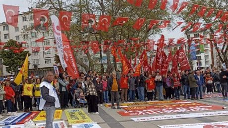 Sinop’ta 1 Mayıs coşkuyla kutlandı
