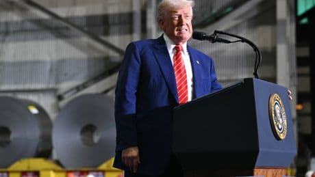 Trump announces plan to double tariffs on imported steel to 50%
