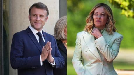 Pape à droite ou au centre, la presse italienne lance un match Macron-Meloni