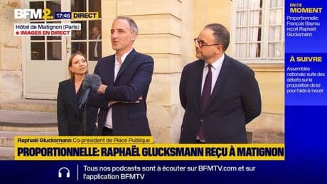 2027: "Pas de candidature commune avec Jean-Luc Mélenchon" affirme Raphaël Glucksmann, co-président de Place publique